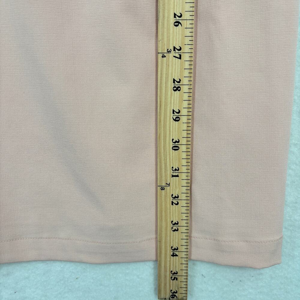 Lulus Mini Dress Size L Blush Pink Lined Keyhole Neck Back Zip Stretch - Picture 7 of 8